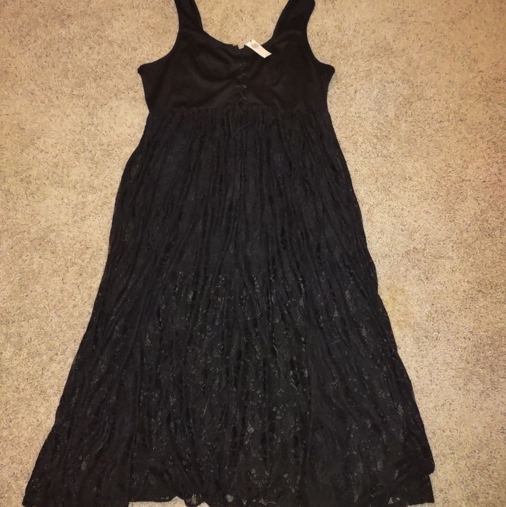 Hot topic lace maxi dress size 3x